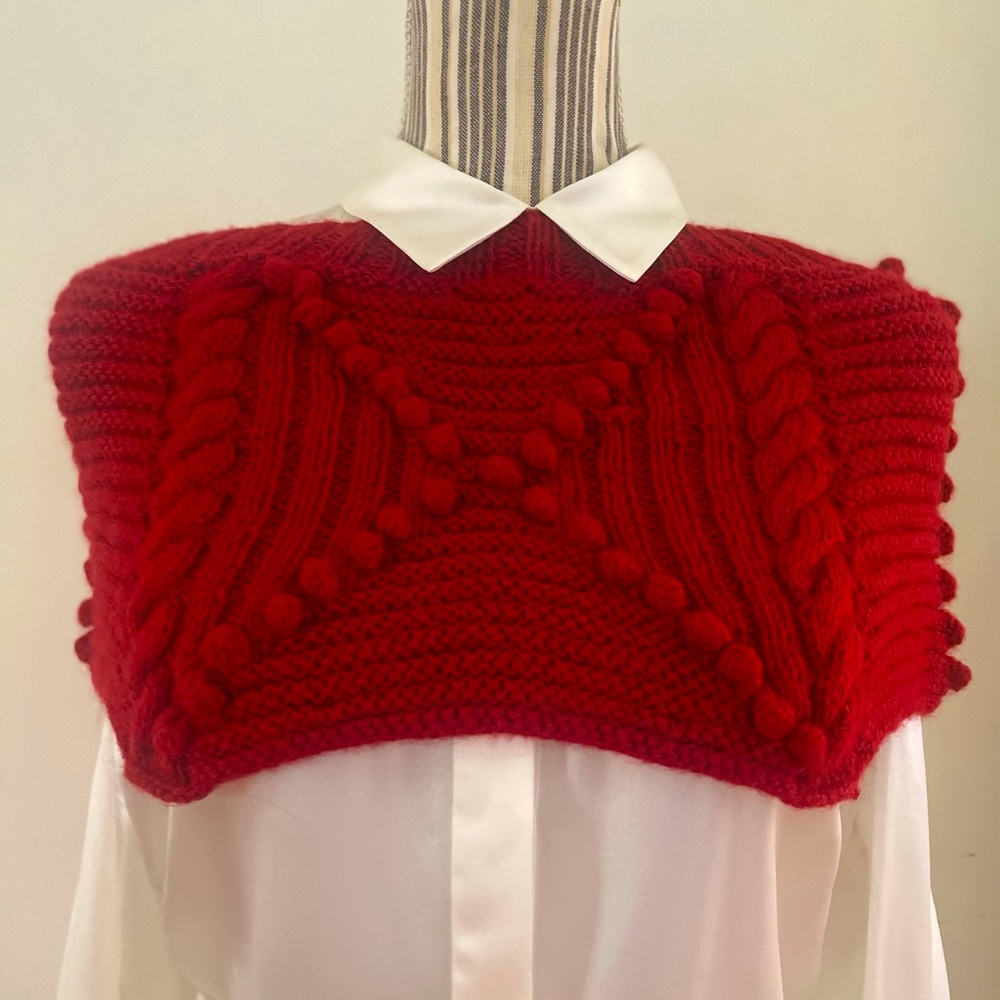Red Srug/Cape | women accessory | Handmade | High Quality Finish